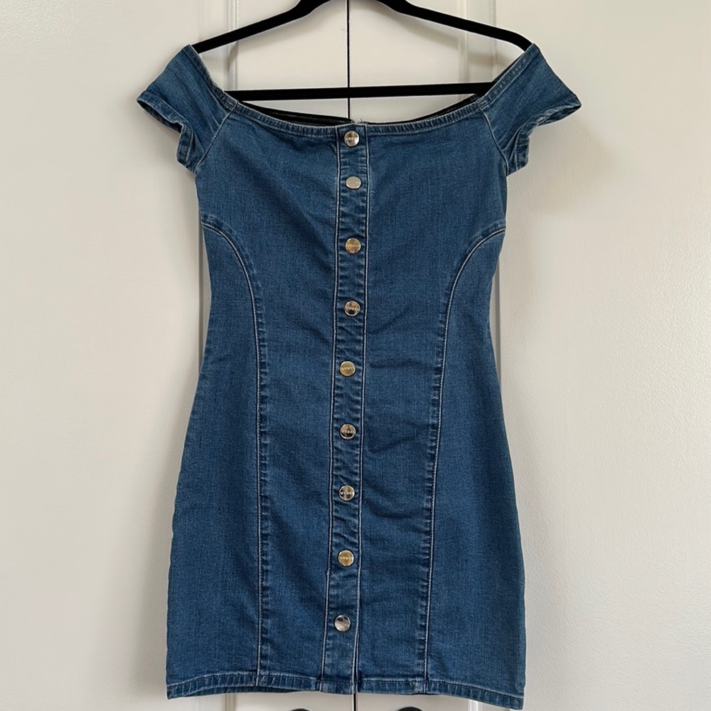GUESS Denim Mini Dress